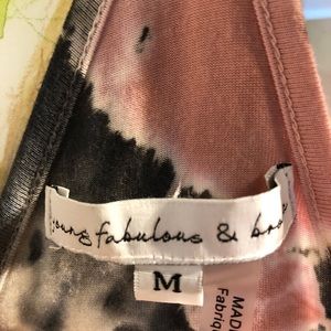 Young fabulous and broke tie dye jumpsuit